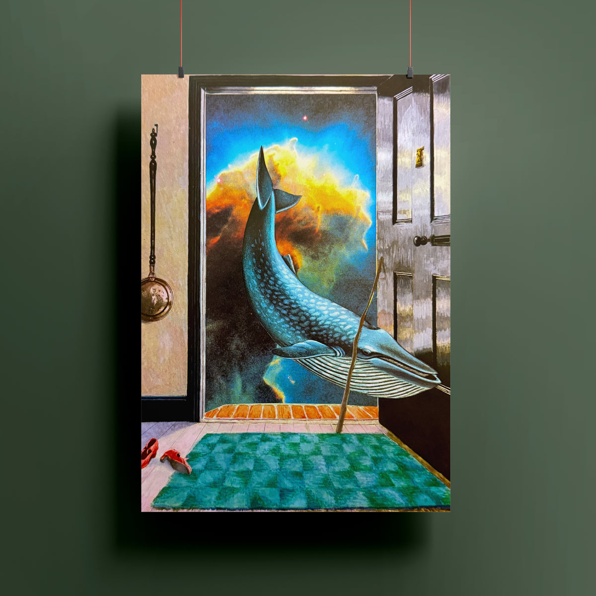 Beyond the Threshold- Surreal Collage Print