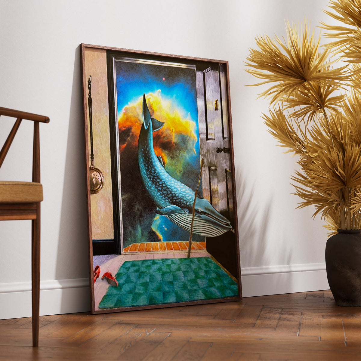 Beyond the Threshold- Surreal Collage Print
