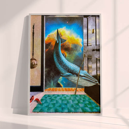 Beyond the Threshold- Surreal Collage Print