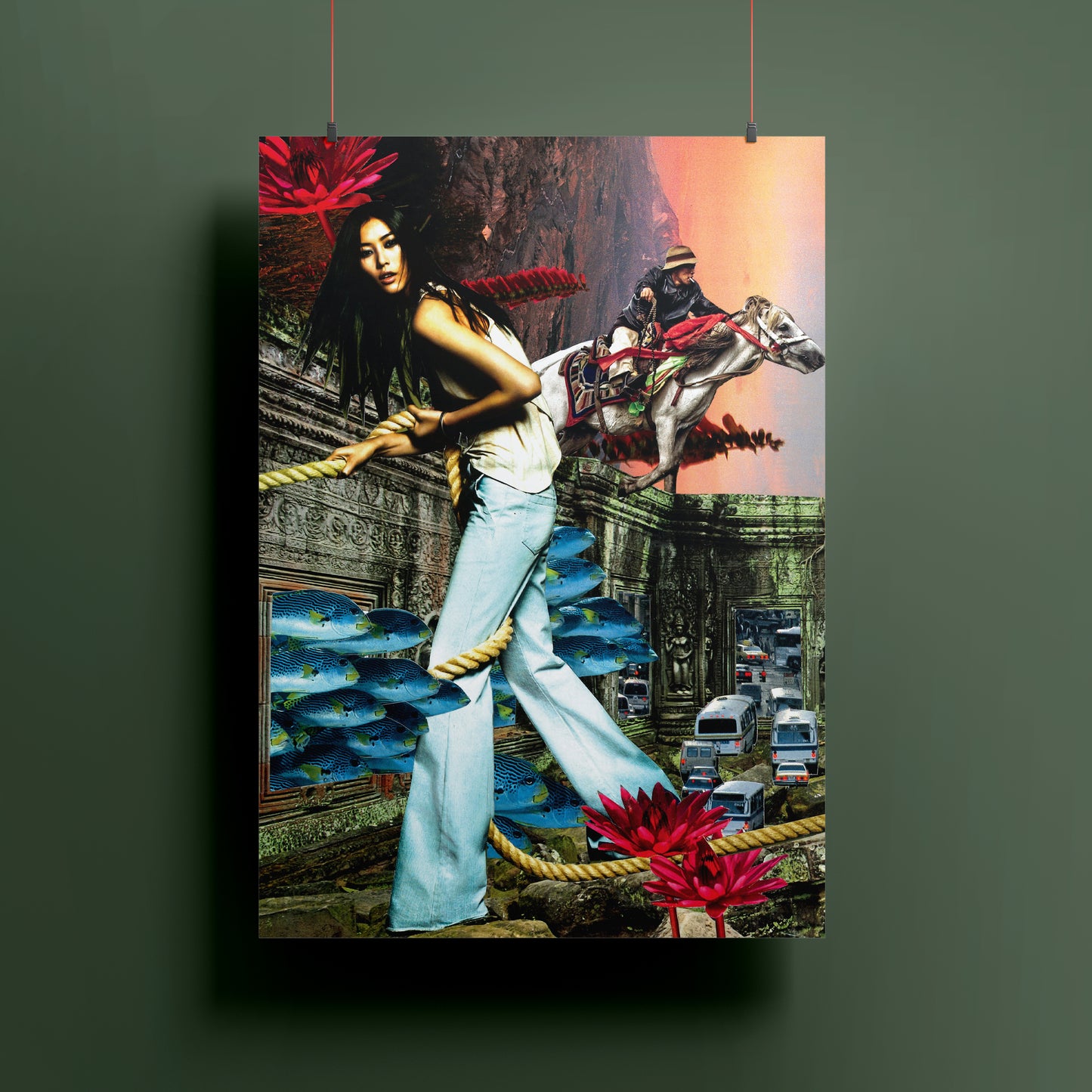 Bind - Surreal Collage Print