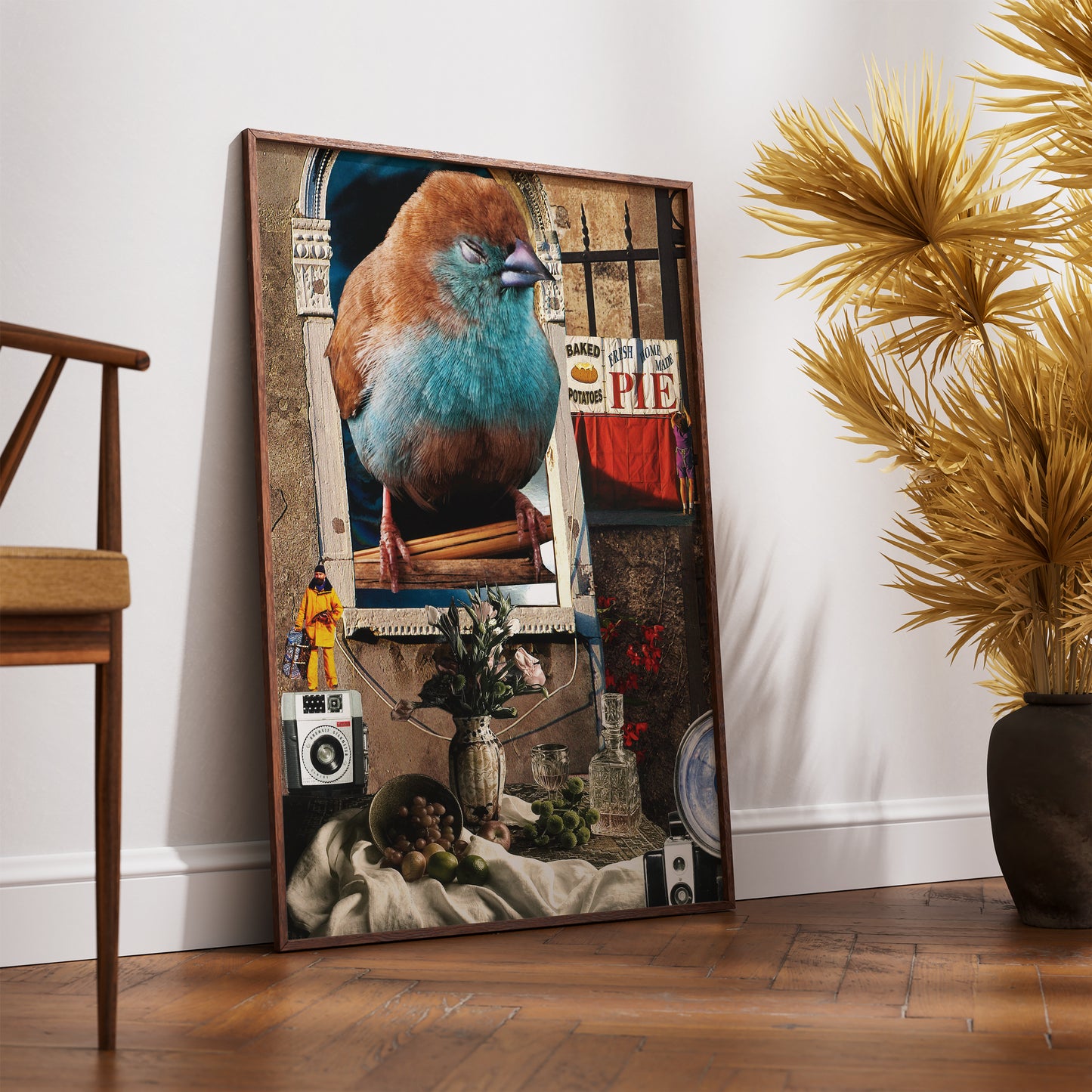 Cutie Pie – Surreal Collage Print