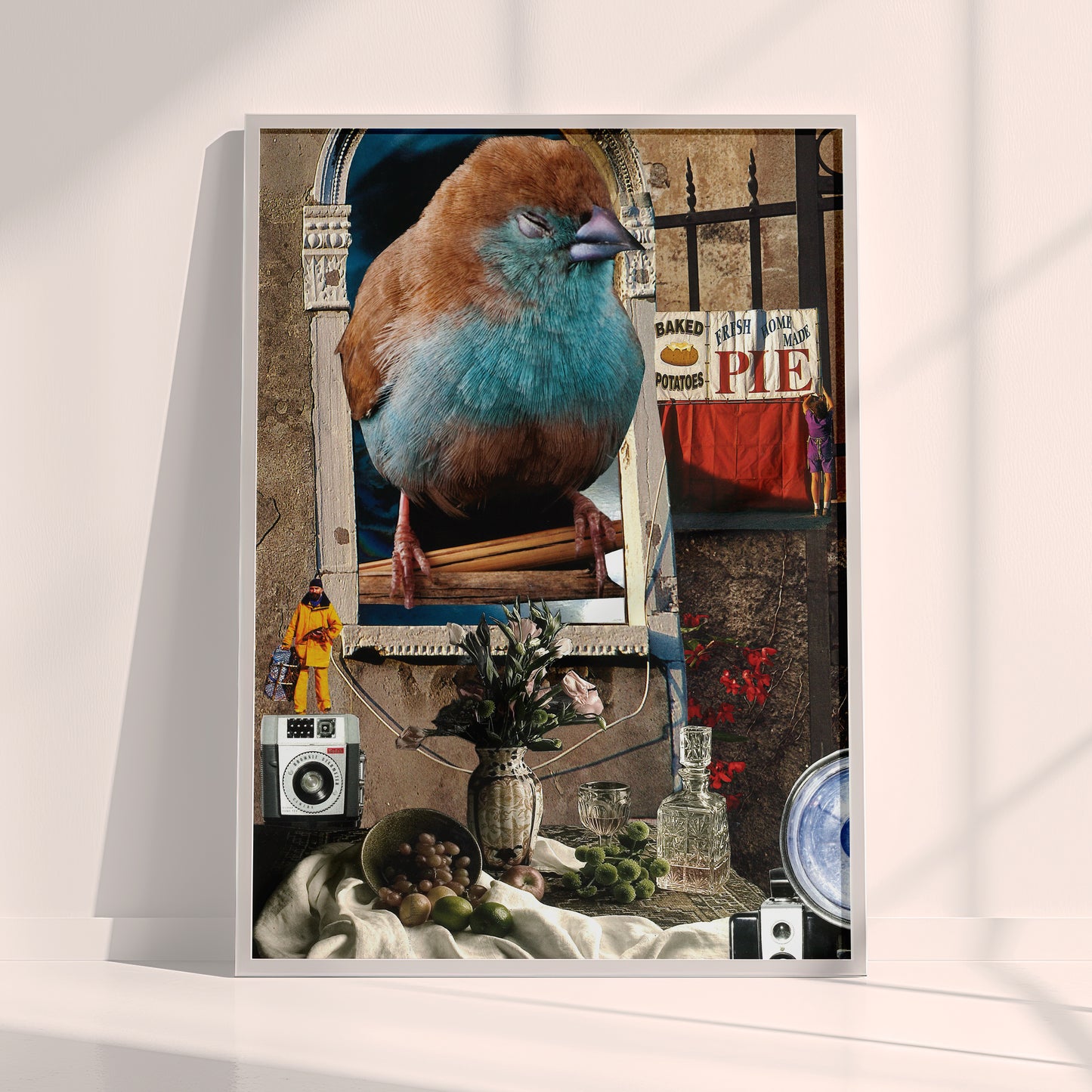 Cutie Pie – Surreal Collage Print