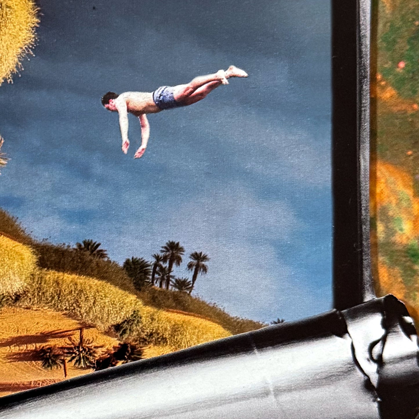 Dive In – Surreal Collage Print