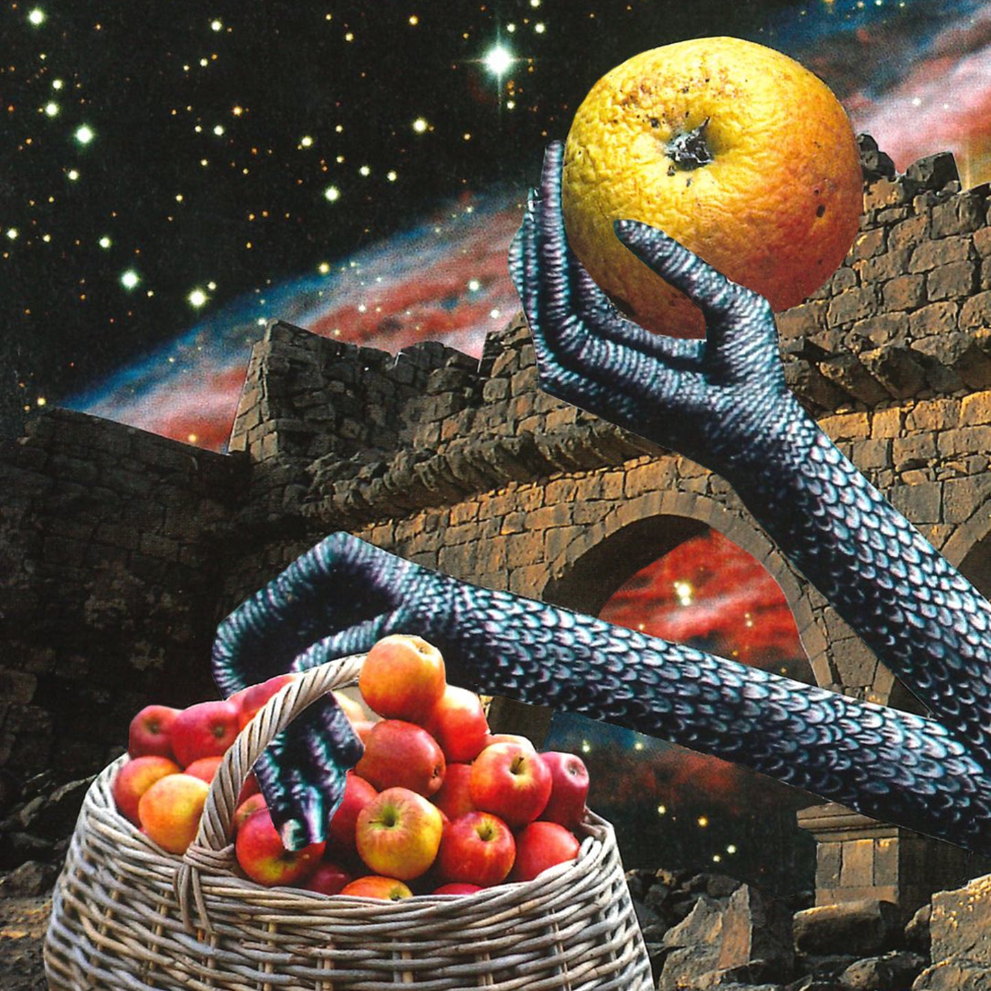 Eden Beyond the Arches - Surreal Collage Print