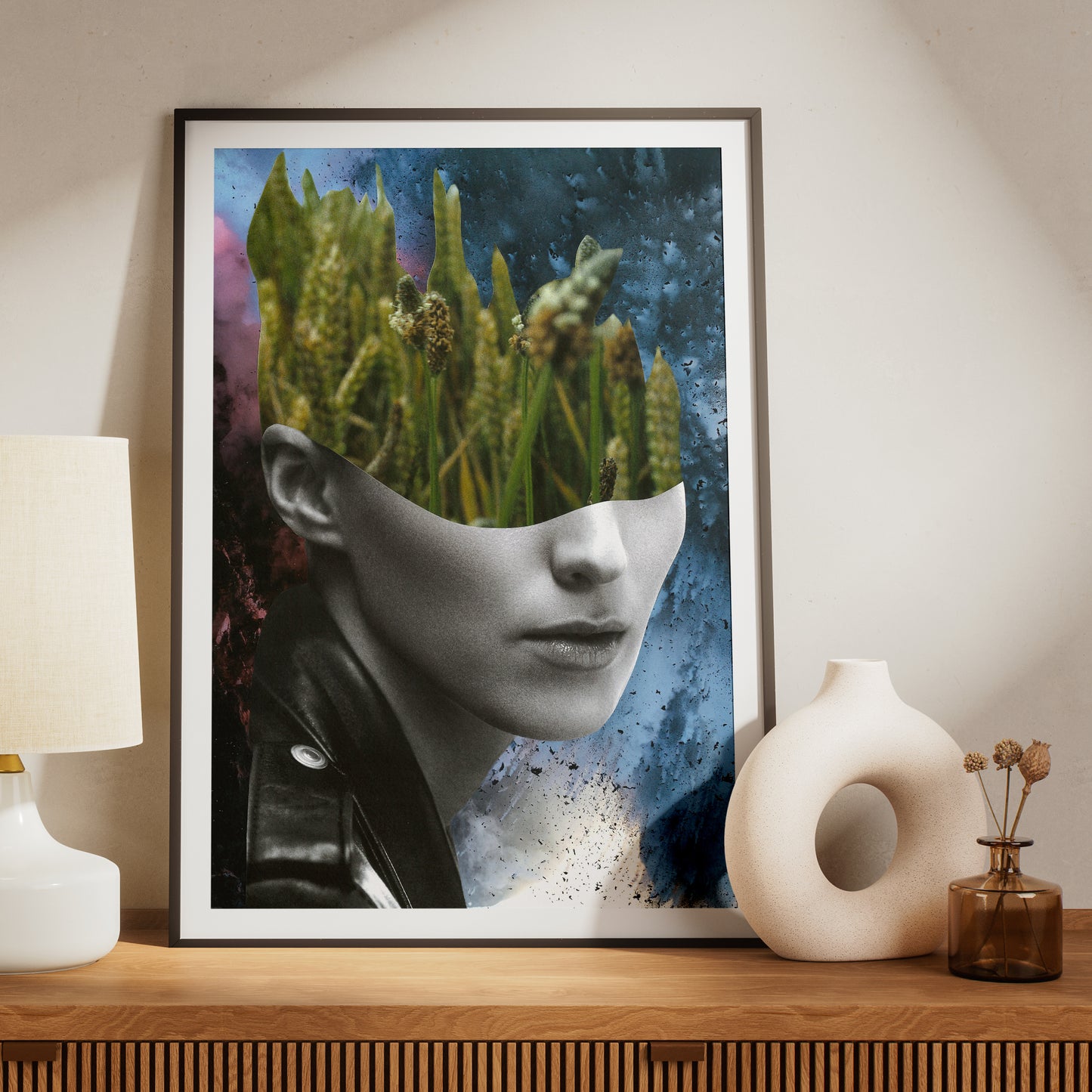 Harvest of Consciousness - Surreal Collage Print