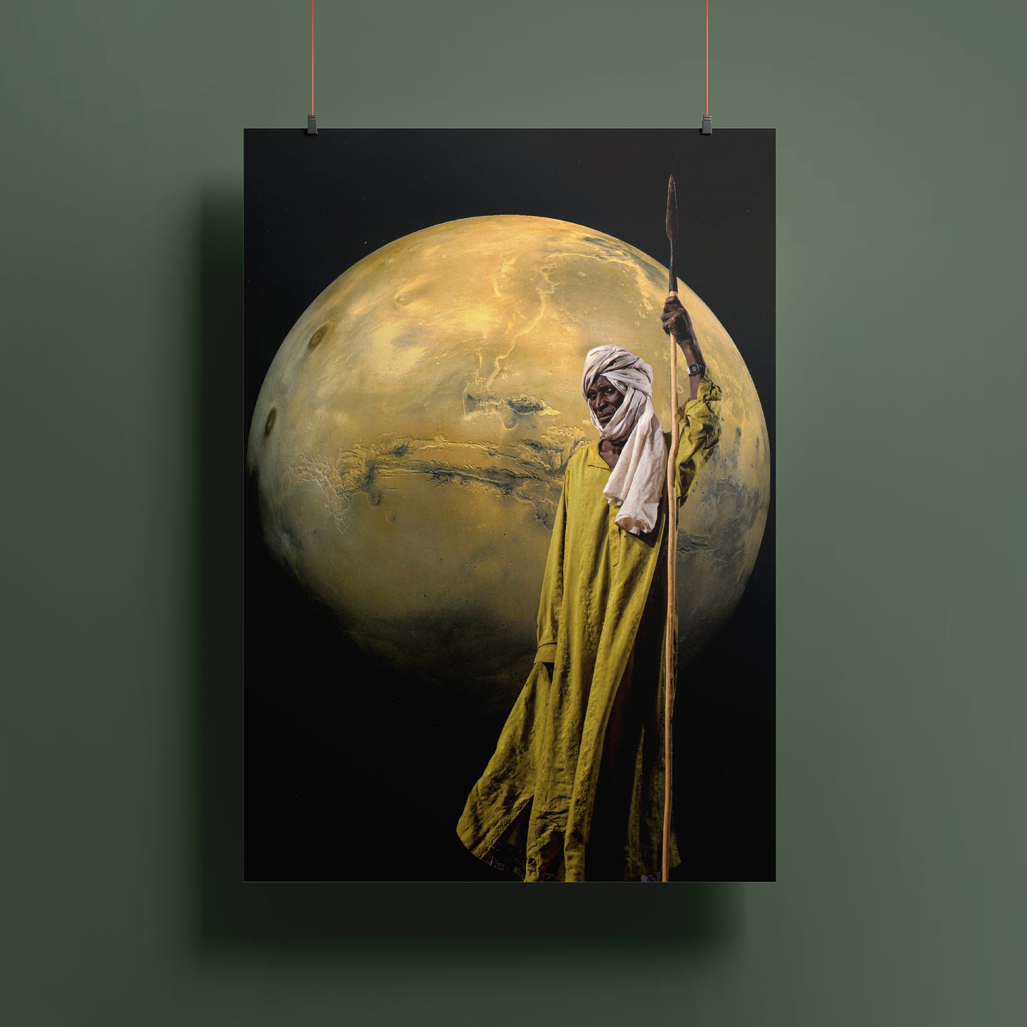 Knight Guard - Surreal Collage Print