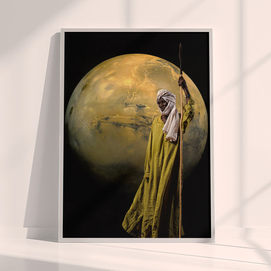 Knight Guard - Surreal Collage Print