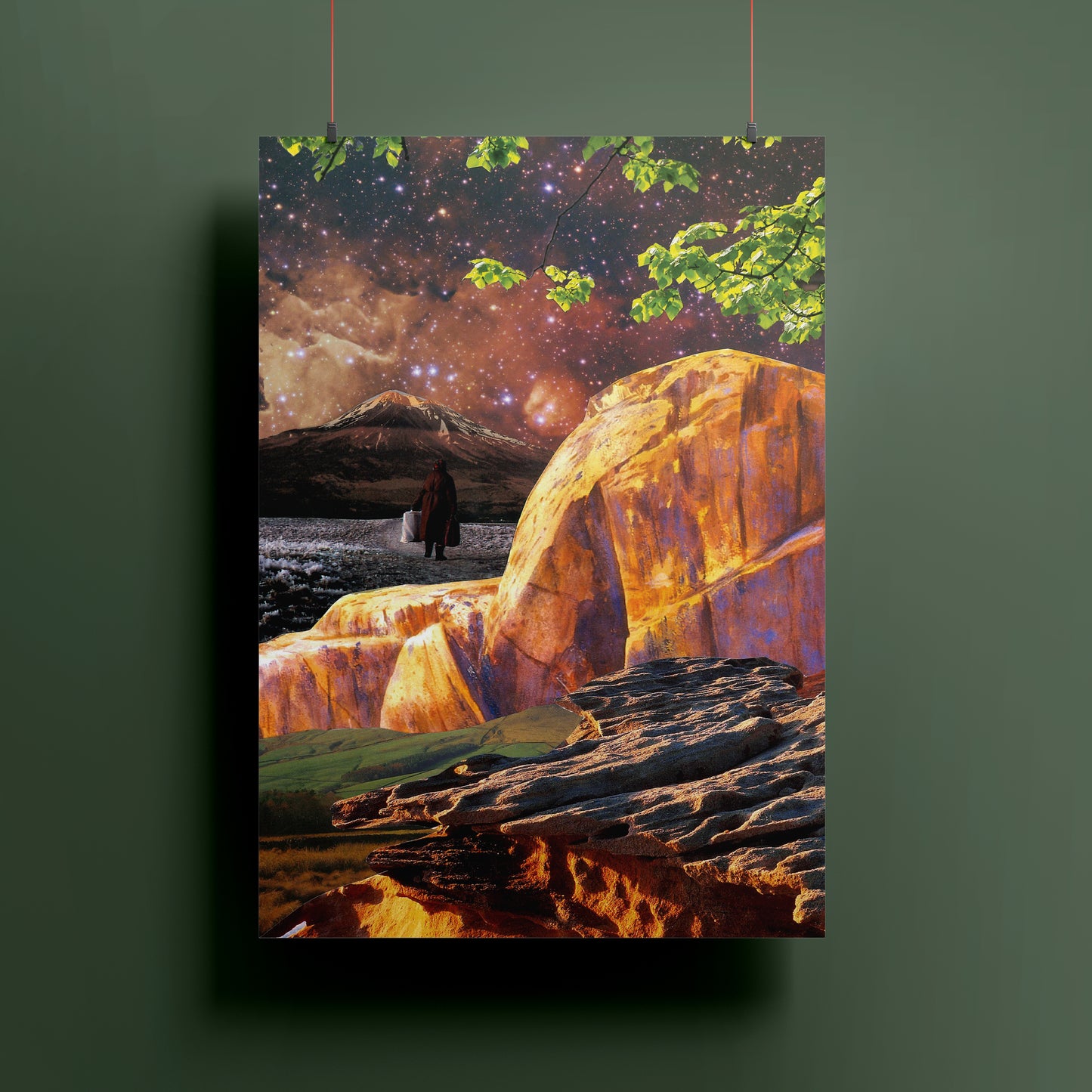 Land of Dreams - Surreal Collage Print