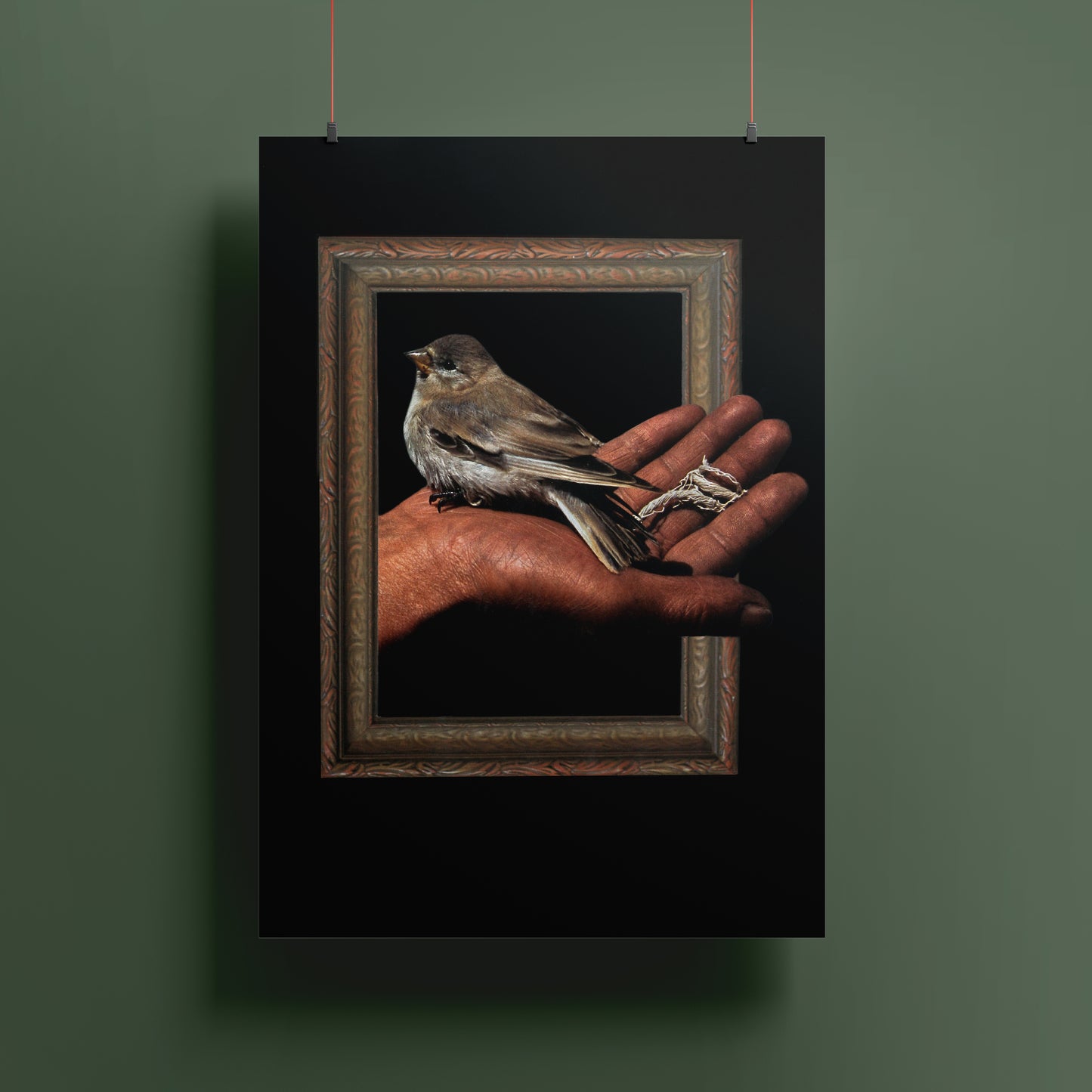 Love, Restrained - Surreal Collage Print