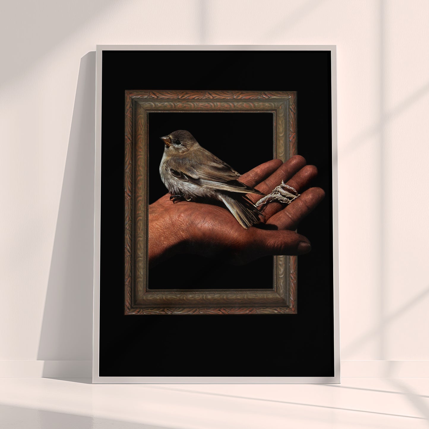 Love, Restrained - Surreal Collage Print