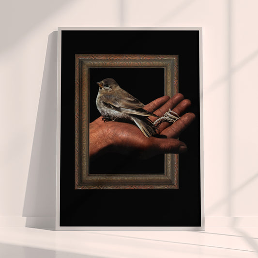 Love, Restrained - Surreal Collage Print