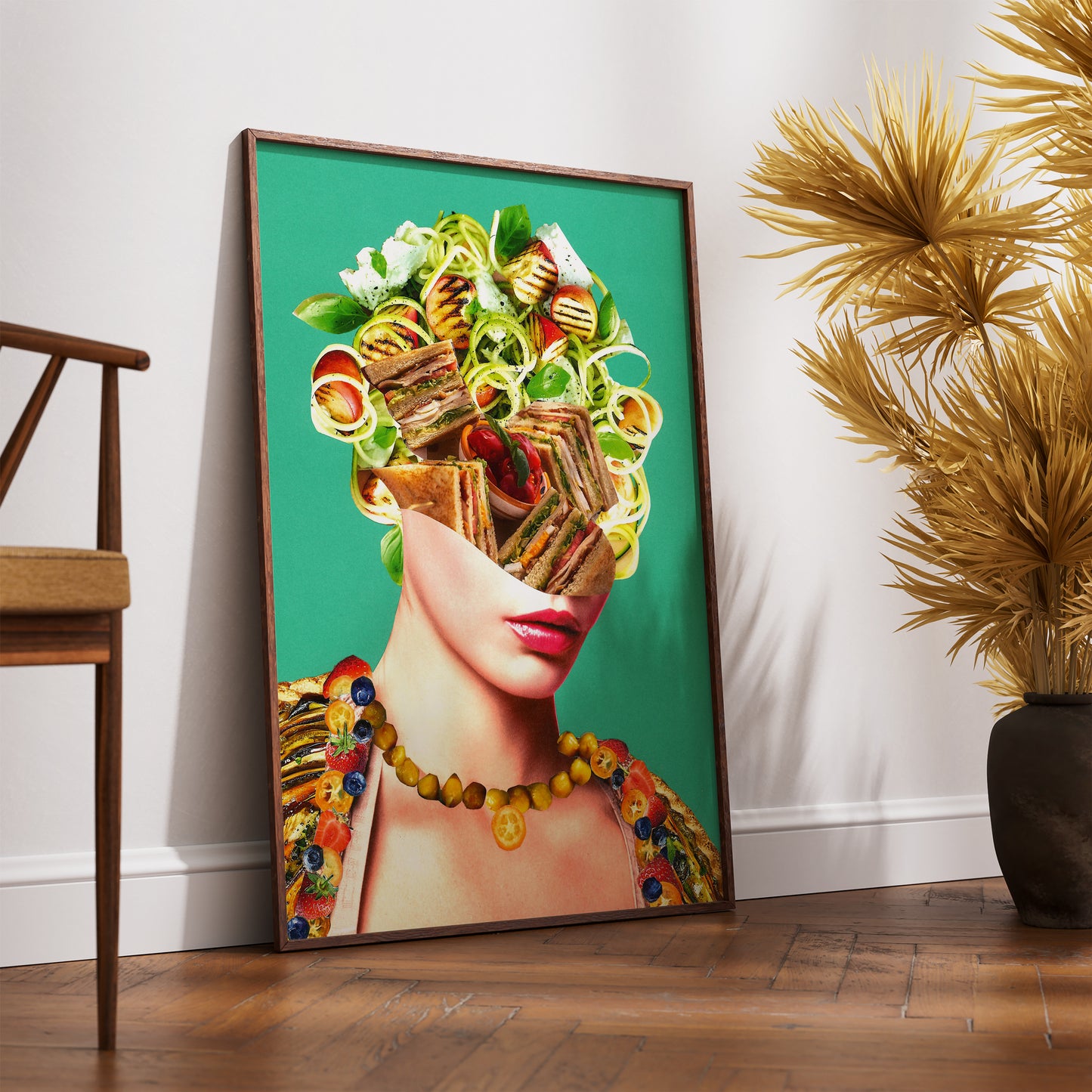 Luscious Lunch - Surreal Collage Print