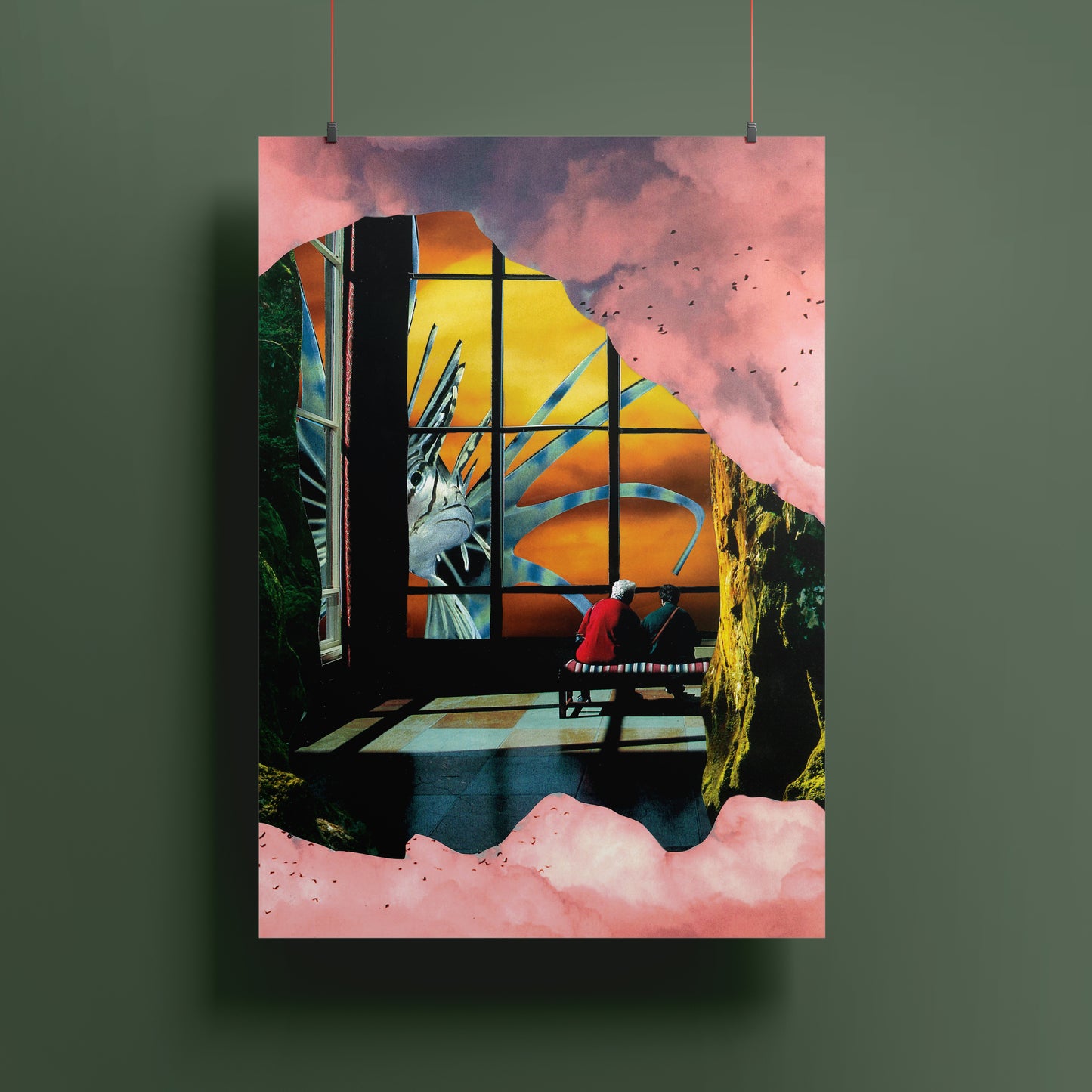 Museum of the Mind – Surreal Collage Print