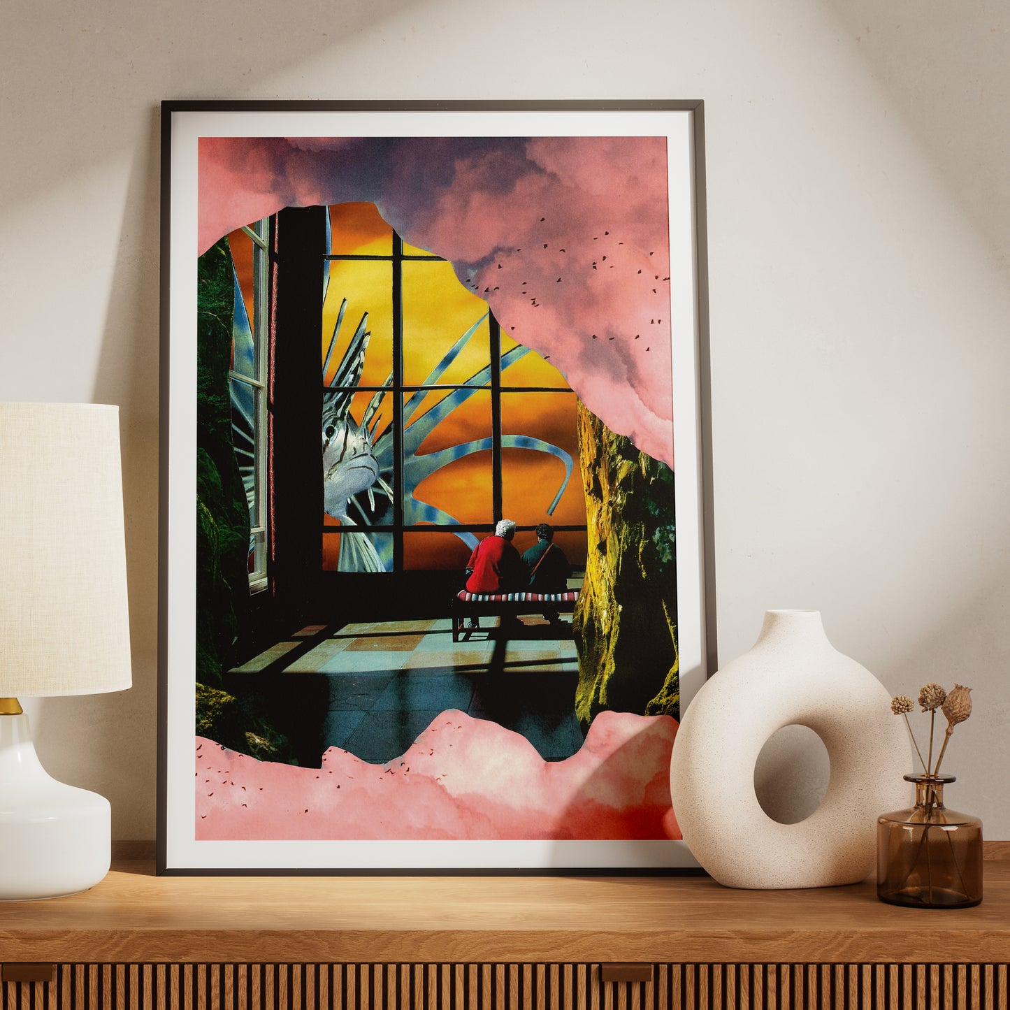 Museum of the Mind – Surreal Collage Print