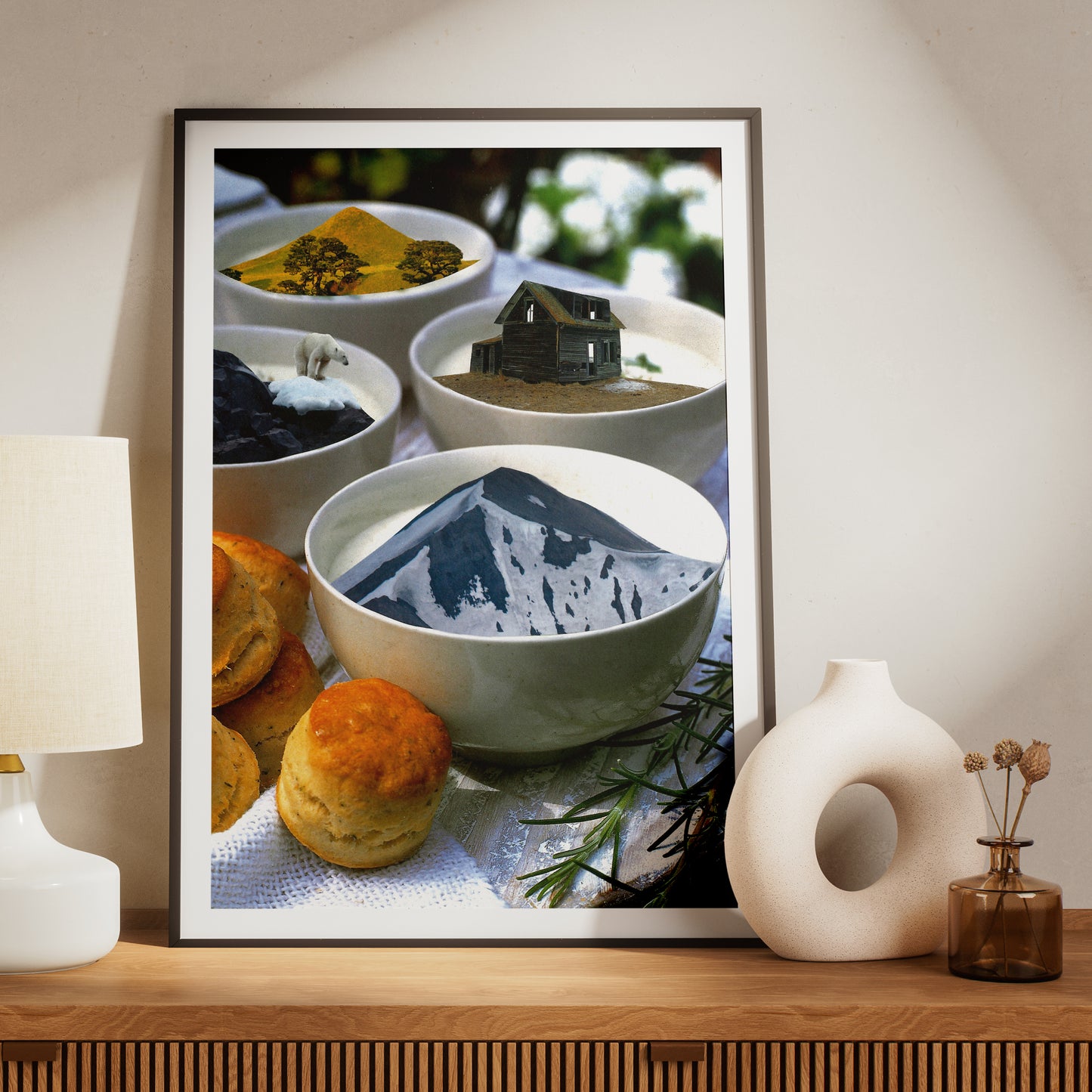 Nature Soup - Surreal Collage Print