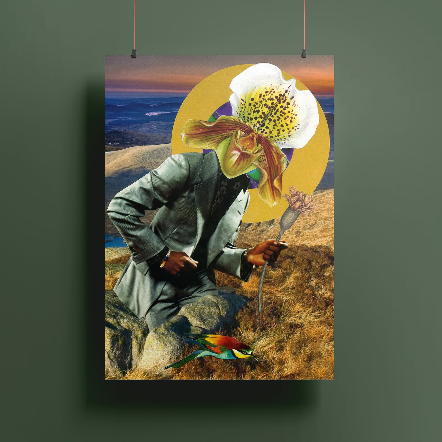 Rooted Reveries - Surreal Collage Print