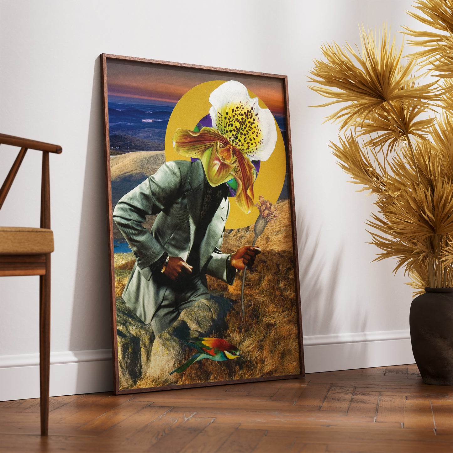 Rooted Reveries - Surreal Collage Print