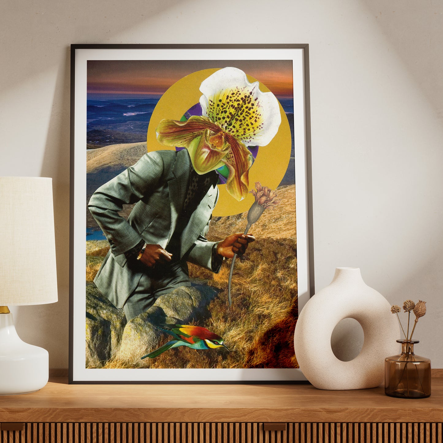Rooted Reveries - Surreal Collage Print