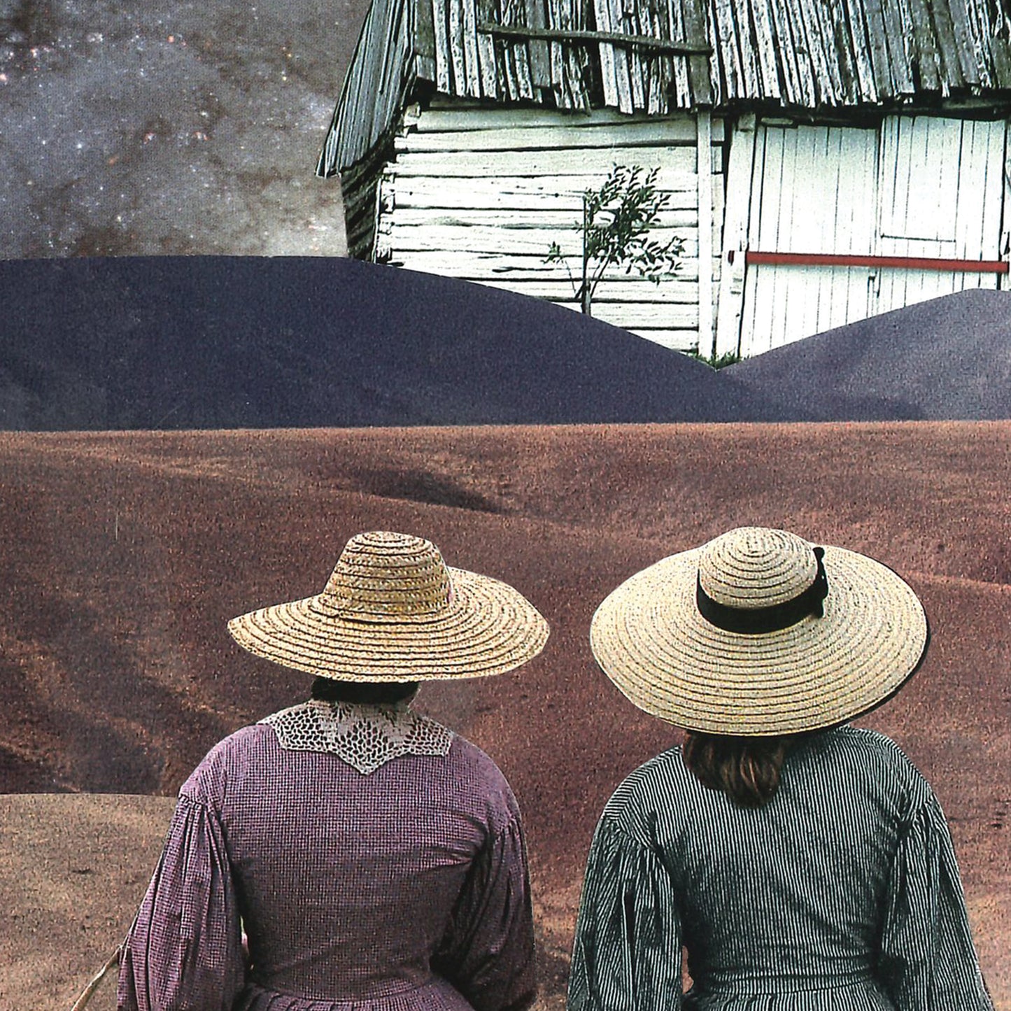 Sands of Memory - Surreal Collage Print