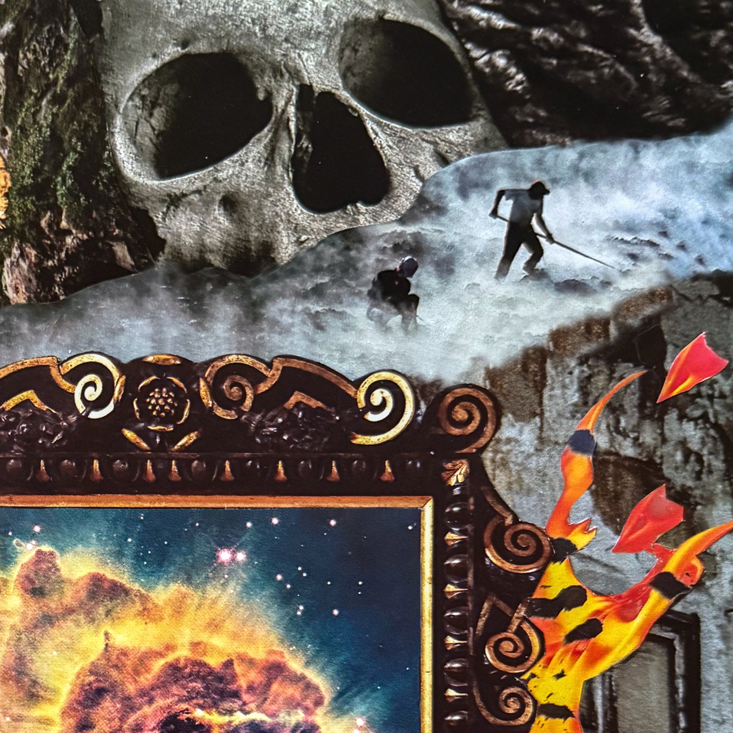 The Edge of Knowing - Surreal Collage Print