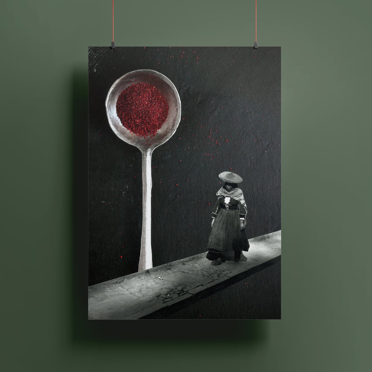 The Spice Road - Surreal Collage Print