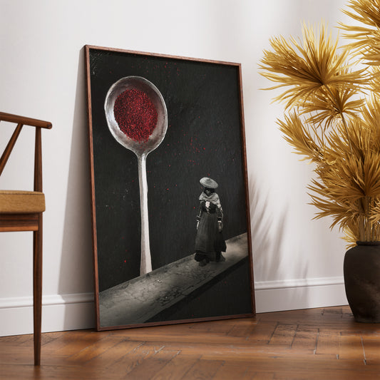 The Spice Road - Surreal Collage Print