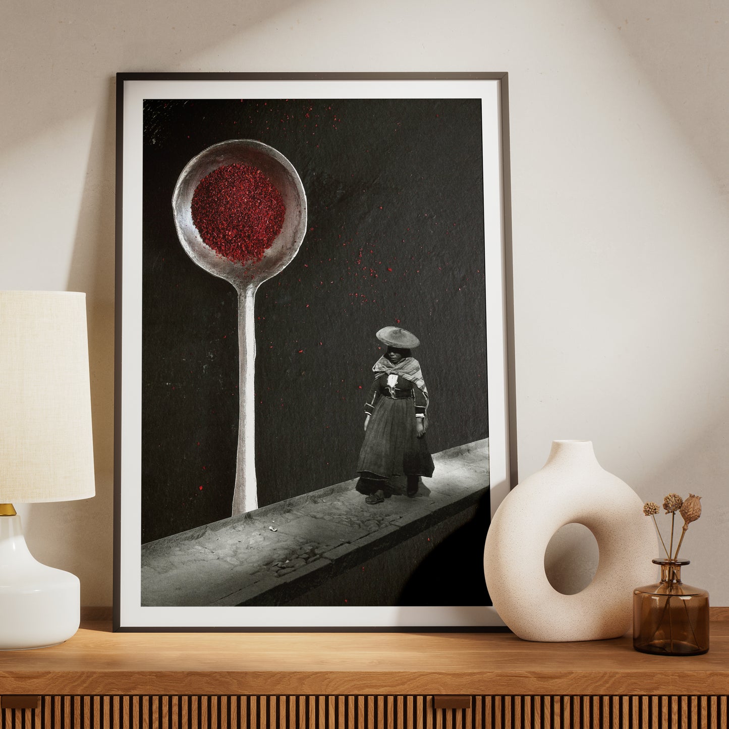 The Spice Road - Surreal Collage Print