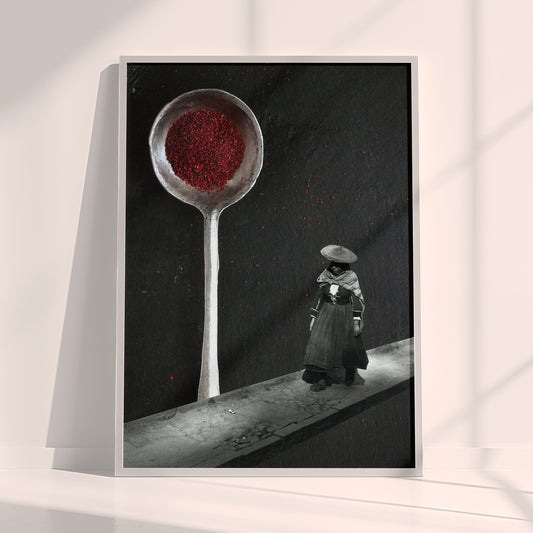 The Spice Road - Surreal Collage Print