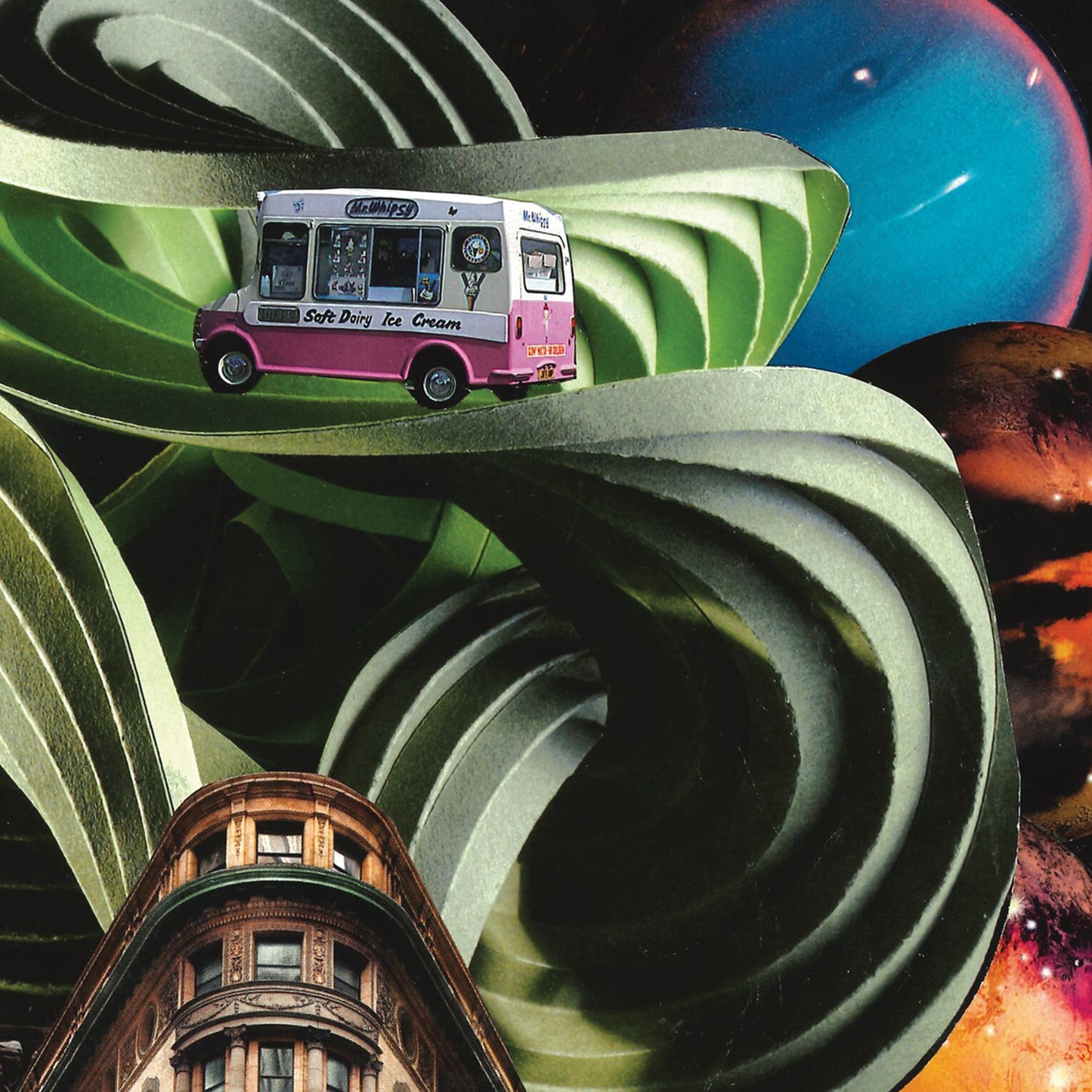Valley of the Rich - Surreal Collage Print